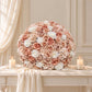 Pre-Arranged Silk Flower Grand Centerpiece in Mixed Dusty Rose & White – 30" Artificial Rose, Hydran