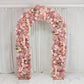 Artificial Flower Arch Backdrop Mixed Dusty Rose 4ft x 8ft Silk Roses, Hydrangeas & Chrysanthemums f