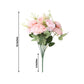 2-Pack Silk Peony Bouquet 14" Blush – Lifelike Artificial Flower Arrangement for Vase Display, Events & Everyday Decor
