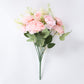 2-Pack Silk Peony Bouquet 14" Blush – Lifelike Artificial Flower Arrangement for Vase Display, Events & Everyday Decor