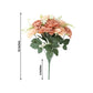 2-Pack Silk Peony Bouquet 14" Natural – Lifelike Artificial Flower Arrangement for Vase Display, Events & Everyday Decor