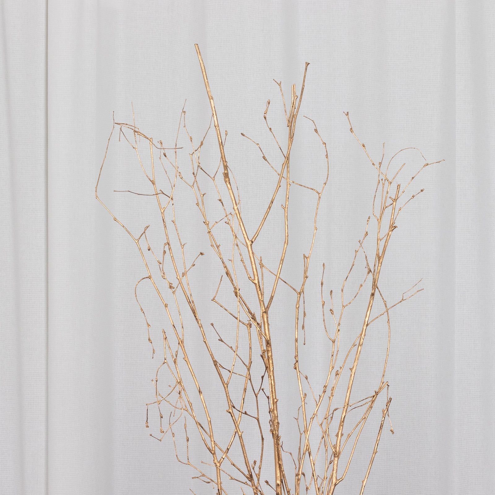 6 Pack Metallic Gold Extra Long Willow Tree Branches, 46" Natural Dried Birch Twigs Sticks Vase Fillers