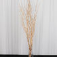 6 Pack Metallic Gold Extra Long Willow Tree Branches, 46" Natural Dried Birch Twigs Sticks Vase Fillers