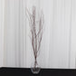 6 Pack Natural Extra Long Willow Tree Branches, 46" Natural Dried Birch Twigs Sticks Vase Fillers