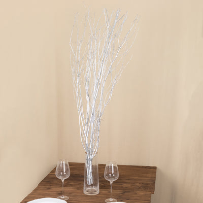 DIY Projects with Metallic Silver Branches