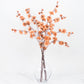 2 Branches 42" Tall Terracotta (Rust) Artificial Silk Carnation Flower Stems