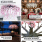 Faux cherry blossom canopy décor designed for easy hanging and dramatic ceiling styling