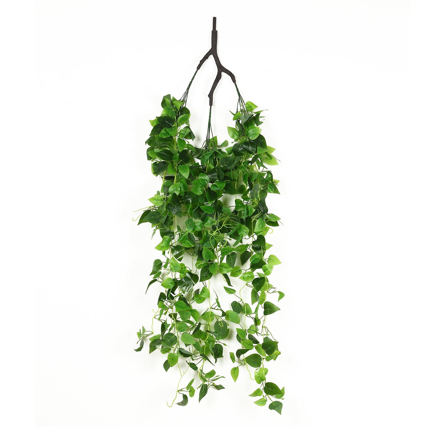 46" Green Artificial Eucalyptus Leaf Vines Ceiling Canopy with Hanging Ivy Leaves