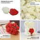 48 Roses | 1" Gold Real Touch Artificial DIY Foam Rose Flowers With Stem, Craft Rose Buds