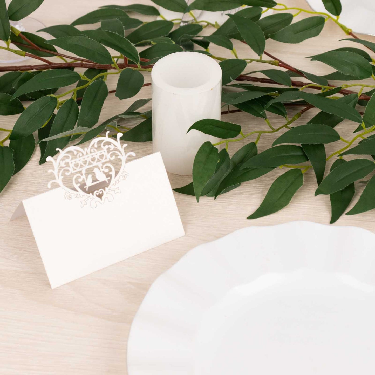 5ft | Green Real Touch Artificial Willow Leaf Garland, Flexible Vine