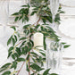 5ft | Green Real Touch Artificial Willow Leaf Garland, Flexible Vine