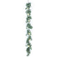 6ft | Green/Ivory Artificial Eucalyptus Leaf, Rose Flower Garland Vine