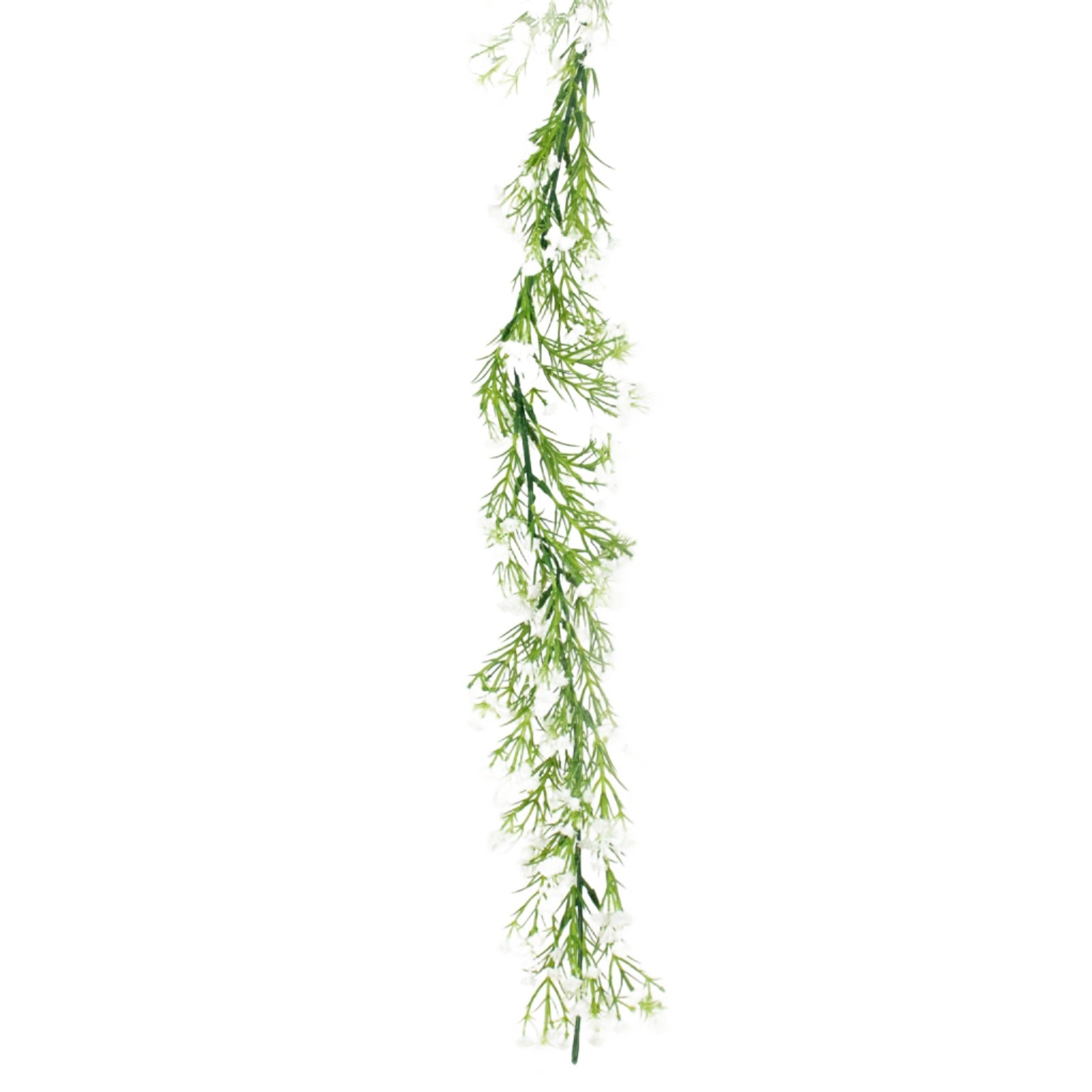 6ft White Real Touch Faux Baby Breath Hanging Flower Vines, Artificial Silk Gypsophila Table Flower Garland