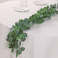 12 Pack Artificial Eucalyptus Leaves Garland, 6.5ft Silk Hanging Vines for Wedding, Party and Wall Decor