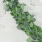 12 Pack Artificial Eucalyptus Leaves Garland, 6.5ft Silk Hanging Vines for Wedding, Party and Wall Decor