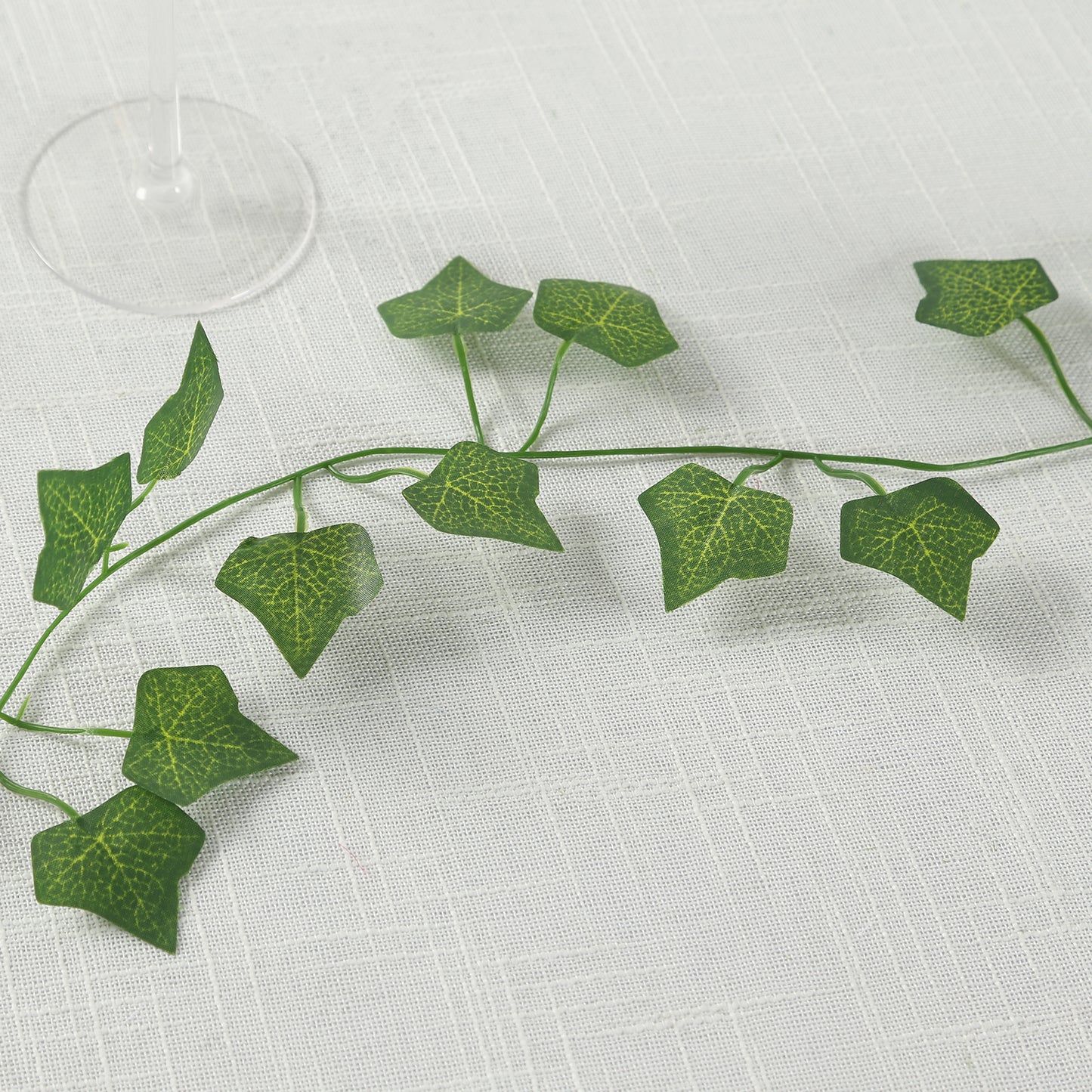 12 Pack 6.5ft Artificial Ivy Leaf Garland - Silk Hanging Vines for Wedding, Party, Garden and Wall Decor