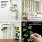 12 Pack 6.5ft green artificial ivy leaf garland for decor and events.