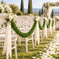 6ft Artificial Boxwood Garland – Faux Greenery Vine for Wedding Arch & Table Décor