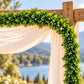 6ft Artificial Boxwood Garland – Faux Greenery Vine for Wedding Arch & Table Décor