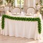6ft Artificial Boxwood Garland – Faux Greenery Vine for Wedding Arch & Table Décor