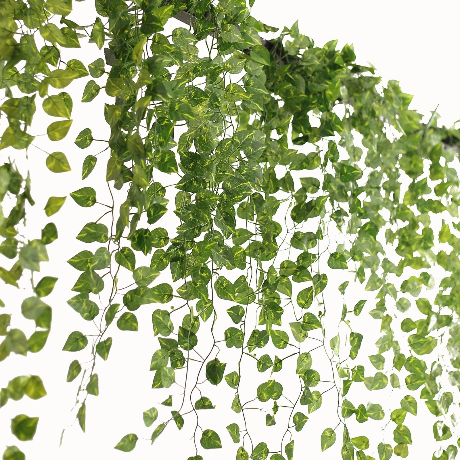 4 Pack Green Pothos Artificial Ivy Vine Hanging Plants, 3ft Fake Green Foliage Garland
