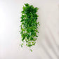 Green pothos artificial ivy vine hanging plants, 3 ft garland.