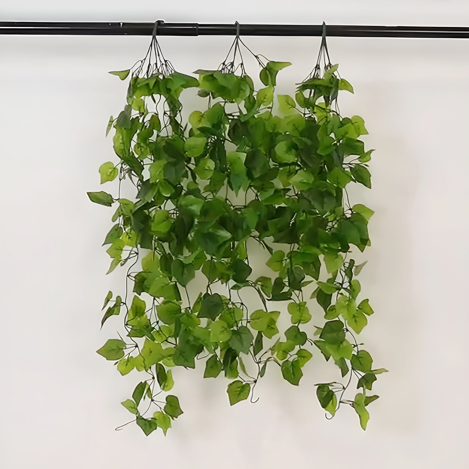 3ft artificial greenery in vibrant green leaves for walls and event backdrops.