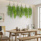 10 Pack Artificial Hanging Fern Bushes – 32" Asparagus Fern Trailing Plants for Green Wall, Vertical