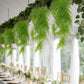 10 Pack Artificial Hanging Fern Bushes – 32" Asparagus Fern Trailing Plants for Green Wall, Vertical