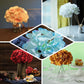 Blush artificial satin hydrangeas in various arrangements and settings.