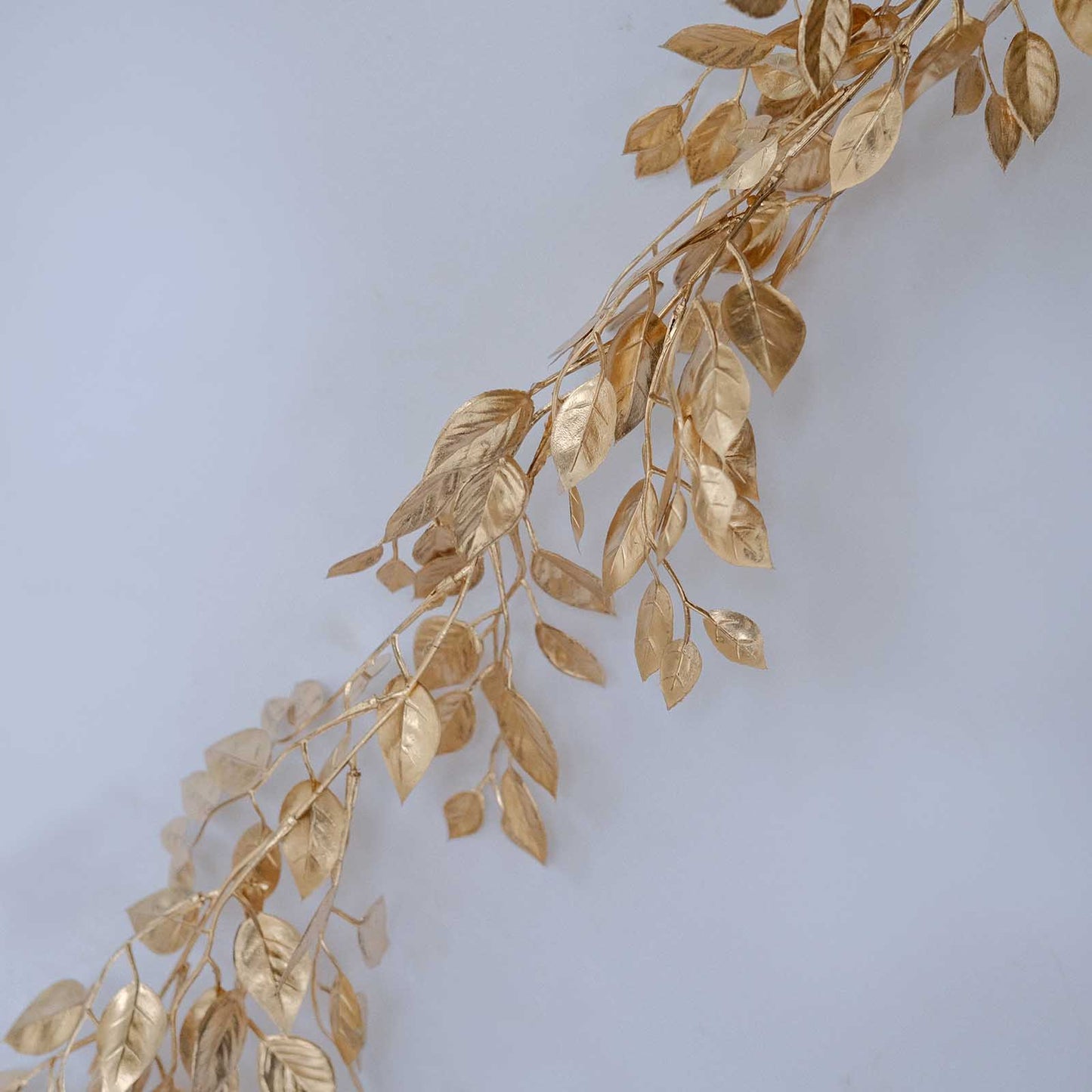 6ft Metallic Gold Magnolia Leaf Hanging Vine, DIY Craft Table Garland Wreath