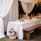 4 Pack 20" Wedding Aisle Artificial Flower Arrangements, Blush Roses Hydrangea Eucalyptus - Foam Bas