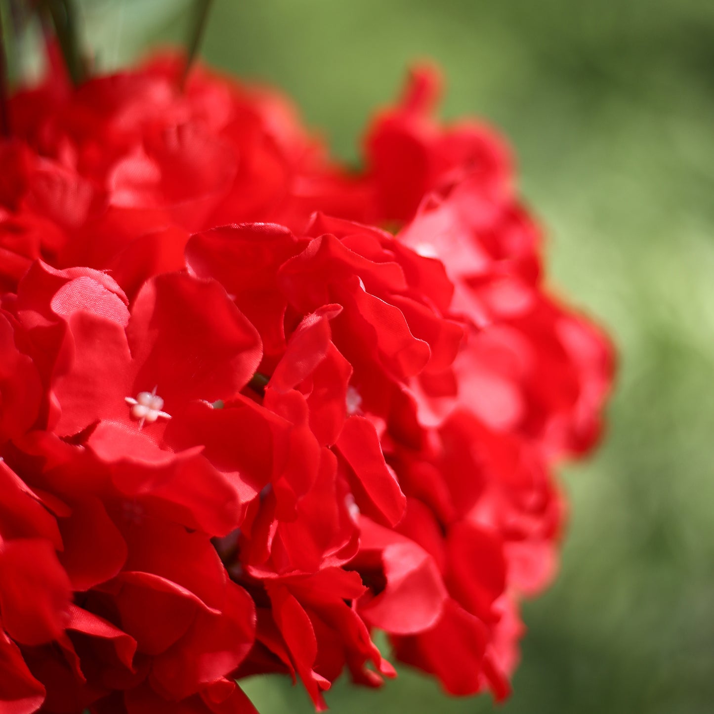 4 Pack 20" Wedding Aisle Artificial Flower Arrangements, Red Roses Hydrangea Eucalyptus - Foam Base