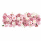Pre-Arranged Silk Flower Table Runner 40"x16" – Mix Blush Roses, Hydrangeas & Baby's Breath for Wedd