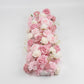 Pre-Arranged Silk Flower Table Runner 40"x16" – Mix Blush Roses, Hydrangeas & Baby's Breath for Wedd
