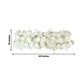 Pre-Arranged Silk Flower Table Runner 40"x16" – White Roses, Hydrangeas & Baby's Breath for Wedding Table & Arch Decor