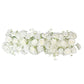 Pre-Arranged Silk Flower Table Runner 40"x16" – White Roses, Hydrangeas & Baby's Breath for Wedding Table & Arch Decor