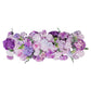 Pre-Arranged Silk Flower Table Runner 40"x16" Mixed Lavender Lilac – Roses, Hydrangeas, Chrysanthemums & Peonies for Wedding Table & Arch Decor