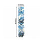 80"x18" Pre-Arranged Silk Flower Runner – Mixed Blue and White Roses, Hydrangeas, Mums & Orchids for