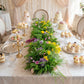 80"x18" Pre-Arranged Silk Flower Runner – Artificial Roses, Hydrangeas & Orchids with Lush Greenery 