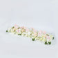 Pre-Arranged Silk Flower Table Runner 40"x16" Cream – Artificial Roses, Peonies, Hydrangeas & Chrysa