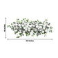 Pre-Arranged Silk Flower Table Runner 40"x16" White – Artificial Roses, Peonies, Hydrangeas & Chrysa