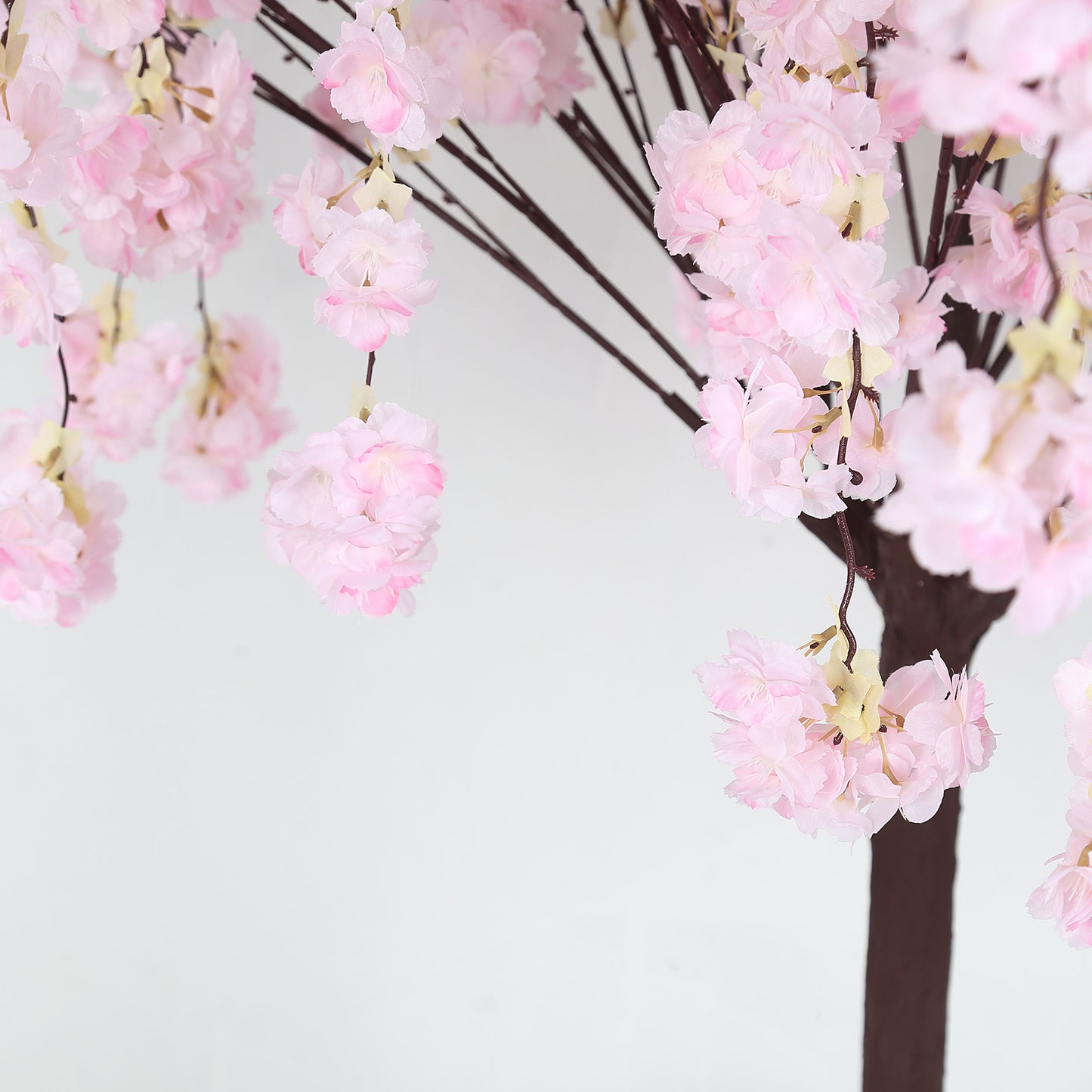 5ft Artificial Cherry Blossom Tree Blush – Silk Sakura Wishing Tree with Sturdy Metal Base & Realistic Fiberglass Trunk