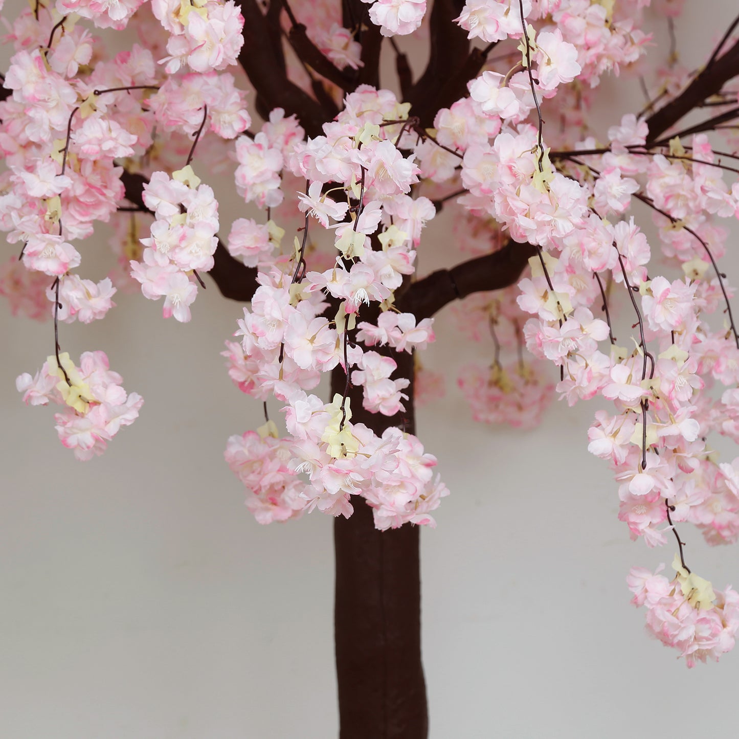 8ft Artificial Cherry Blossom Tree Blush – Silk Sakura Wishing Tree with Sturdy Metal Base & Realistic Fiberglass Trunk