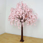 8ft Artificial Cherry Blossom Tree Blush – Silk Sakura Wishing Tree with Sturdy Metal Base & Realistic Fiberglass Trunk