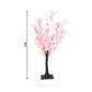 Silk Cherry Blossom Tree Centerpiece 3ft Blush – Lifelike Artificial Sakura Wishing Tree with Metal Base