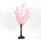 Silk Cherry Blossom Tree Centerpiece 3ft Blush – Lifelike Artificial Sakura Wishing Tree with Metal Base