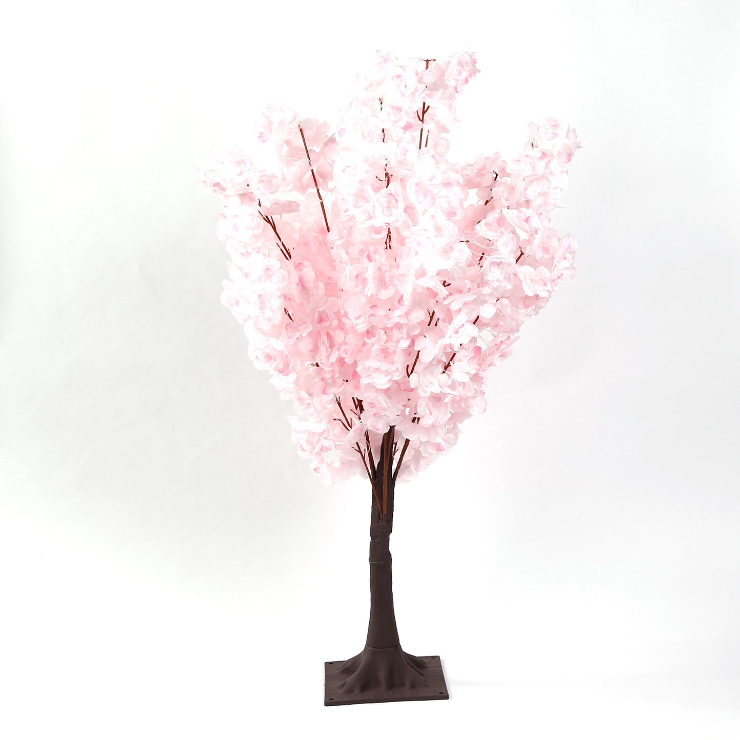Silk Cherry Blossom Tree Centerpiece 3ft Blush – Lifelike Artificial Sakura Wishing Tree with Metal Base