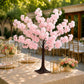 Blush Silk Cherry Blossom Tree Centerpiece for elegant decor.