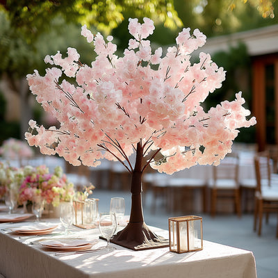 Blush Artificial Cherry Blossom Tree Centerpiece